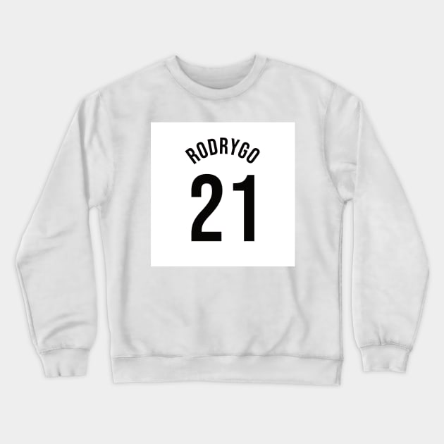 Rodrygo 21 Home Kit - 22/23 Season Crewneck Sweatshirt by GotchaFace